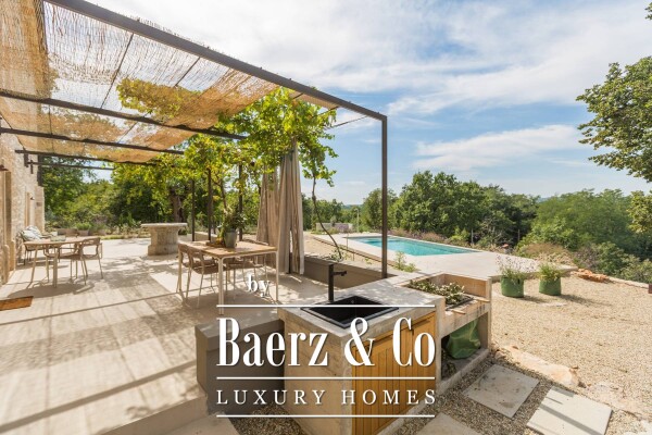 photo 6 Labin, Šumber, unique detached villa on a large plot with a view