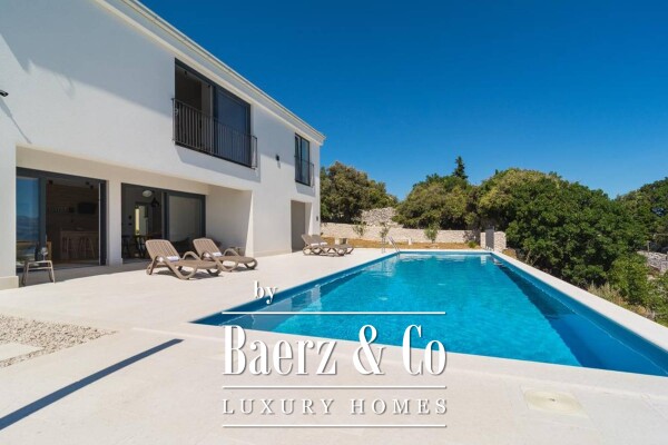 photo 6 Brač, Škrip, luxury villa with pool + building plot 1000 m2 with project