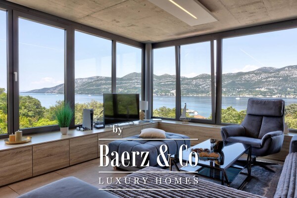 photo 6 Korčula, luxurious modern villa with sea view, unique offer