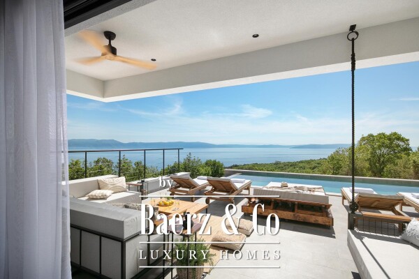 photo 3 Istria, the vicinity of Labin - a beautiful villa with an enchanting view of Kvarner