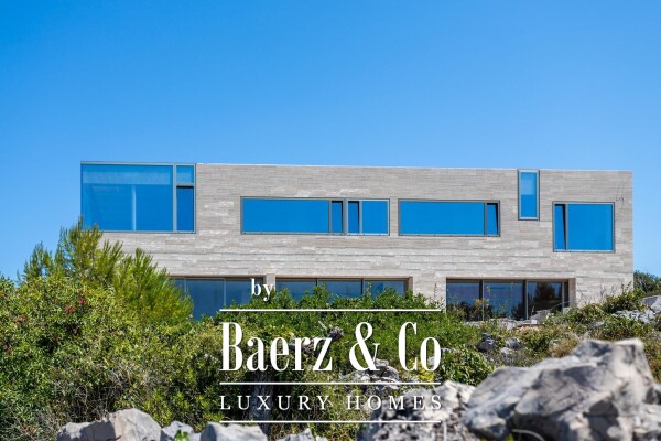 photo 1 Rogoznica, Ražanj, luxury villa under construction in a unique location, first row to the sea