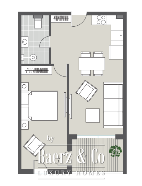 photo 16 New One Bedroom Apartment in Tivat near Porto Montenegro