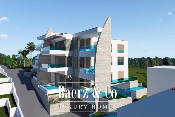 photo 3 Grebaštica, luxury apartment, 1st floor, with a pool and a sea view, first row to the sea, 114,76 m²