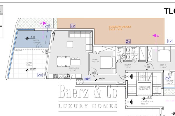 photo 23 Grebaštica, luxury penthouse, with a pool and a sea view, first row to the sea, 91.33 m²