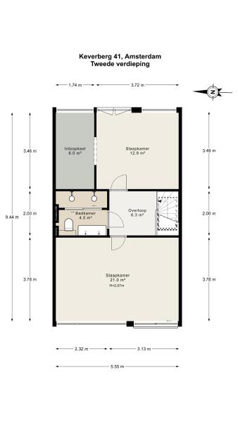 Floor Plan 2 - Keverberg 41