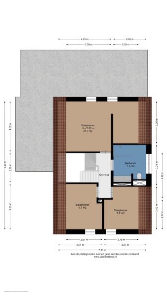 Floor Plan 2 - Dyksfeart 22