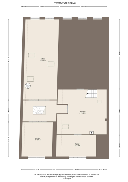 Floor Plan 4 - Gasthuisstraat 12