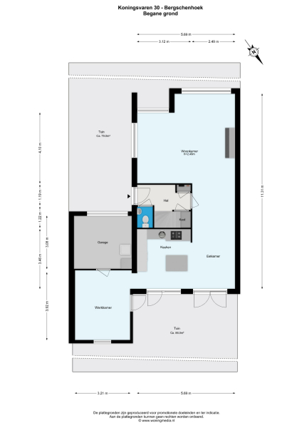 Floor Plan 1 - Koningsvaren 30