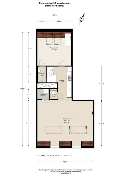 Floor Plan 2 - Elandsstraat 56