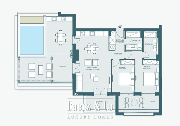 photo 25 Luxurious Apartment with a Large Terrace on the Coast of Montenegro